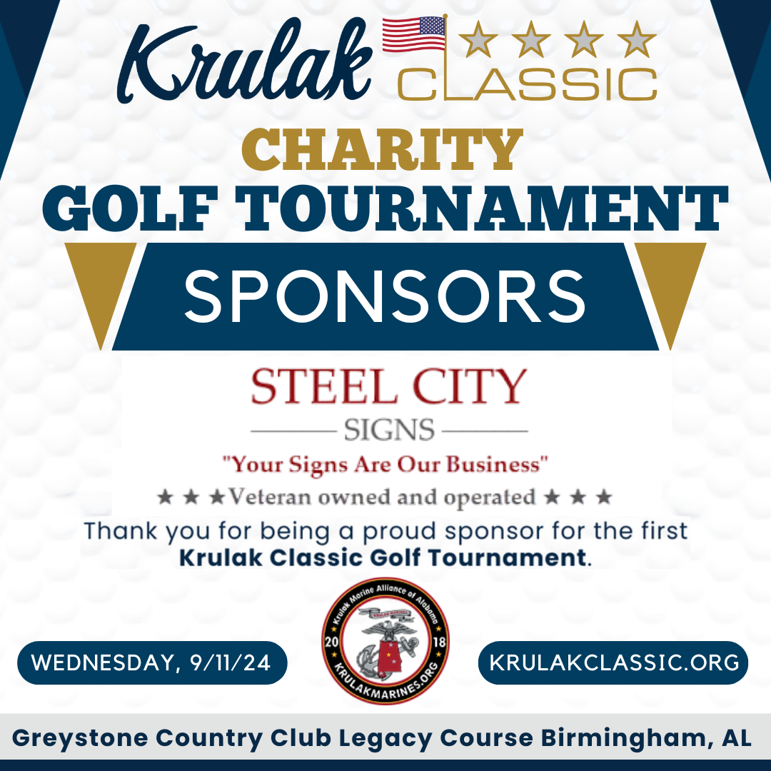 Thank You to Steel City Signs from Krulak Classic Charity Golf Tournament!