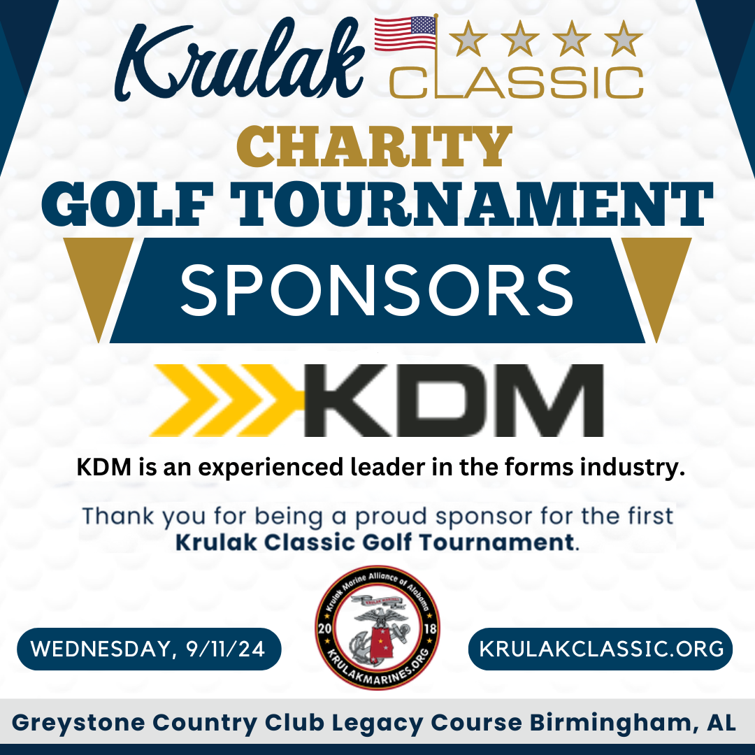 Thank You to KDM from Krulak Classic Charity Golf Tournament!