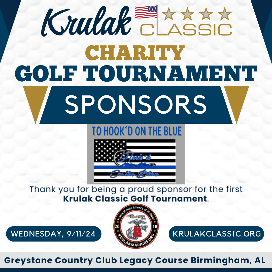 Thank You to Hook'd on the Blue from Krulak Classic Charity Golf Tournament!